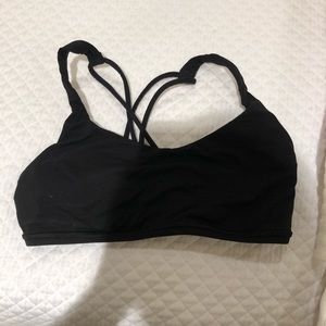 Lululemon black sports bra